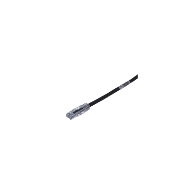 Cable de Parcheo TX6, UTP Cat6, 24 AWG, CM, Color Negro, 4.57 Metros (15 Pies)