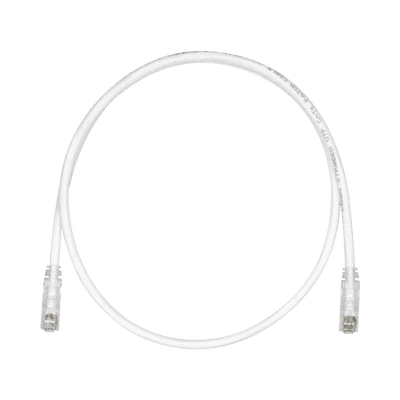 Cable de Parcheo TX6, UTP Cat6, 24 AWG, CM, Color Blanco Mate, 9.14 Metros (30 Pies)