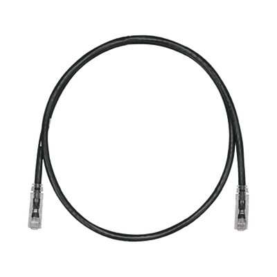 Cable de Parcheo TX6, UTP Cat6, 24 AWG, CM, Color Negro, 0.91 Metros (3 Pies)
