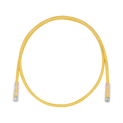 Cable de Parcheo TX6, UTP Cat6, 24 AWG, CM, Color Amarillo, 0.91 Metros (3 Pies)