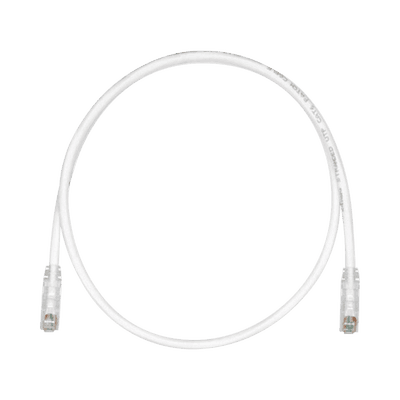 Cable de Parcheo TX6, UTP Cat6, 24 AWG, CM, Color Blanco Mate, 2.13 Metros (7 Pies)