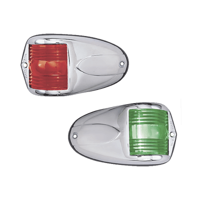 Set de Luces Laterales de Montaje Horizontal con Carcasa de Acero para Embarcaciones a Motor de Menos de 12 Metros
