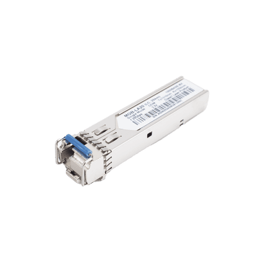 Transceptor WDM mini-Gbic SFP 1G LC TX:1310nm RX:1550 para fibra Mono Modo 20 Km, Requiere MGB-LB20