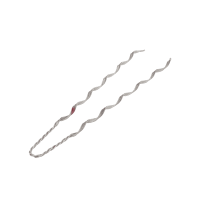 Remate Preformado de Acero Galvanizado para Fibra Mini-ADSS de 24 hilos SPAN 120 metros, diámetros 7.5 - 8 mm