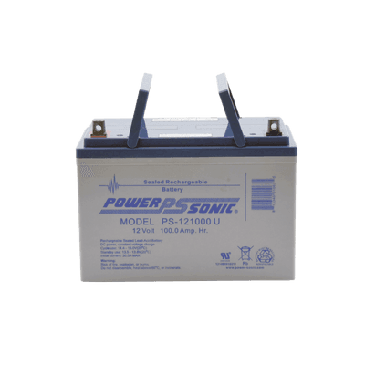 Batería 12V, 100AH, Para Respaldo, Tecnologías AGM/VRLA, 10-12 Años Vida Útil, Terminales U, Reconocida UL