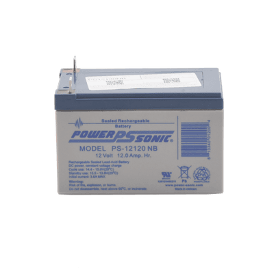 Batería 12V Recargable, 12AH, Para Respaldo, Tecnologías AGM/VRLA, 5 Años Vida Útil, Terminales tipo NB, Reconocida UL , Sin Mantenimiento, Sin Derrames