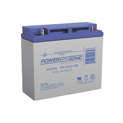 Batería 12V, 20AH, Para Respaldo, Tecnologías AGM/VRLA, 5 Años Vida Útil, Terminales NB2, Reconocida UL