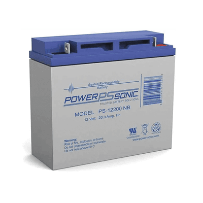 Batería 12V, 20AH, Para Respaldo, Tecnologías AGM/VRLA, 5 Años Vida Útil, Terminales NB2, Reconocida UL