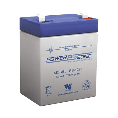 Batería 12V, 2.9AH, Para Respaldo, Tecnologías AGM/VRLA, 5 Años Vida Útil, Terminales F1, Reconocida UL
