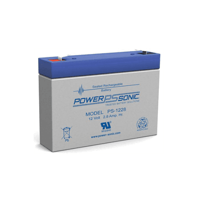 Batería 12V, 2.8AH, Para Respaldo, Tecnologías AGM/VRLA, 5 Años Vida Útil, Terminales F1, Reconocida UL