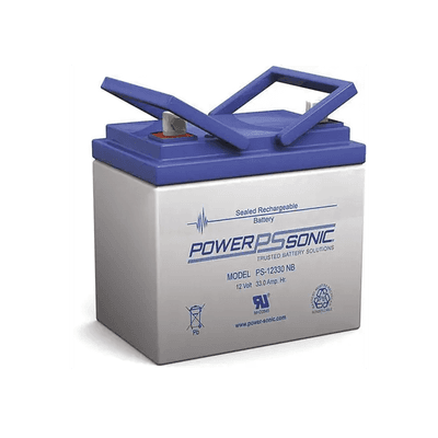 Batería 12V, 33AH, Para Respaldo, Tecnologías AGM/VRLA, 5 Años Vida Útil, Terminales NB3, Reconocida UL