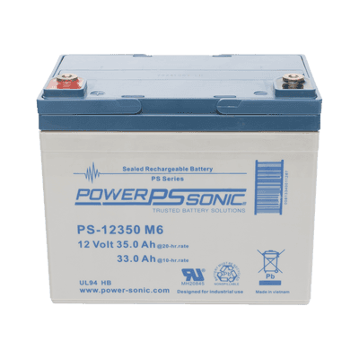 Batería 12V, 35AH, Para Respaldo, Tecnologías AGM/VRLA, 5 Años Vida Útil, Terminales M6, Reconocida UL