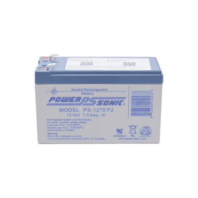 Batería 12V, 7AH, Para Respaldo, Tecnologías AGM/VRLA, 5 Años Vida Útil, Terminales F2, Reconocida UL