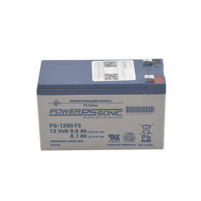 Batería 12V, 9AH, Para Respaldo, Tecnologías AGM/VRLA, 5 Años Vida Útil, Terminales F2, Reconocida UL