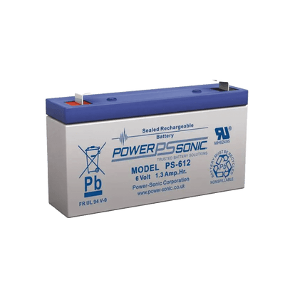 Batería 6V, 1.2AH, Para Respaldo, Tecnologías AGM/VRLA, 5 Años Vida Útil, Terminales F1, Reconocida UL