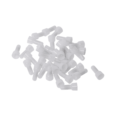 Bolsa con 250 Terminales tipo Campanas / Capuchón para empalme final de cable calibre 14-22Awg