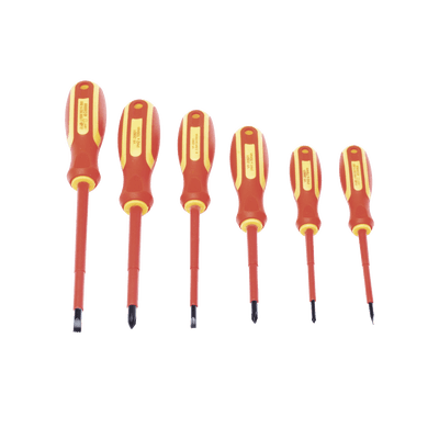 Juego de 6 desarmadores Aislados Bicolor 1000v