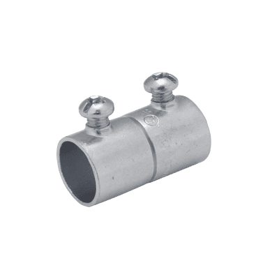 Cople de 1/2" (13 mm) para Pared Delgada con Tornillo.