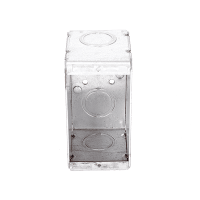 Caja (Chalupa) Multigang de 1 Gang/ Profundidad de 2-1/2 Pulgadas (6.35 cm)/ 8 TKO (1/2 y 3/4).