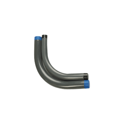 Codo Conduit  Rígido de Aluminio de 1/2" (13 mm) / Recubierto de PVC / Interior de Uretano.
