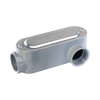 Caja Oval Roscada tipo LL de 2" (50.8 mm) / Incluye tapa y tornillos.