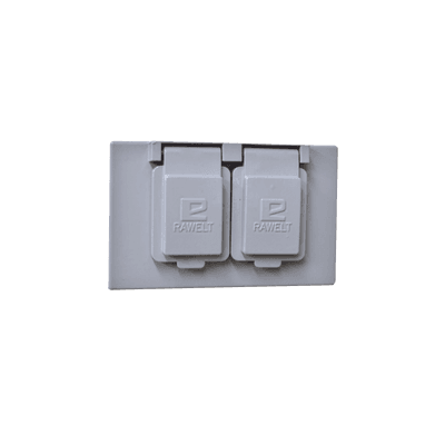 Tapa Dúplex Horizontal con Contratapa / Auto-cierre de aluminio Tipo RR / Placa Intemperie