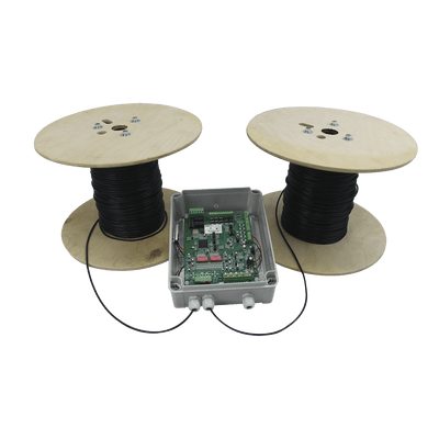 MICALERT Cable Sensor para Paredes, Rejas Rigidas o barandales / 2 zonas de 305 metros / 610 Metros de Protección Total