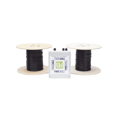 MICALERT Cable Sensor para Paredes, barandales, rejas rigidas / 2 zonas de 152 metros / 304 Metros de protección total/Tarjeta LPU400/Calibración via software