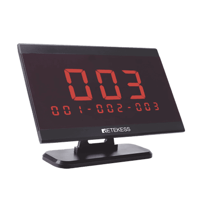 Pantalla receptora inalambrica para sistema de llamada de asistencia