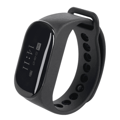 Reloj Buscador TD112 IPX7 / Resistente al Agua / Pantalla OLED / 180mAh / 48 Horas Standby / 80-100m Distancia de Recepción / Compatible con 50 Botones TD009 y T114 / 7 Idiomas / Almacenamiento de 10 Mensajes