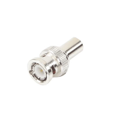 Carga Coaxial Terminal de 75 Ohm para CCTV, 1/2 Watt, en Conector BNC Macho, Níquel/ Oro/ Delrin