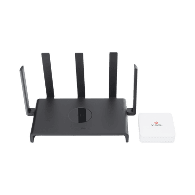 Kit 3 ONU Bridge V-Sol, Dual GPON/EPON con Router Home Mesh Ideal para distribuciones WISP de mayor cobertura Wi-Fi en Hogares y Oficinas