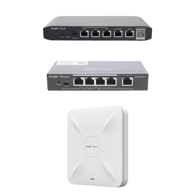 Equipos Ruijie DEMO Ideal para Probar Integraciones de Redes y WiFi 5 con CCTV