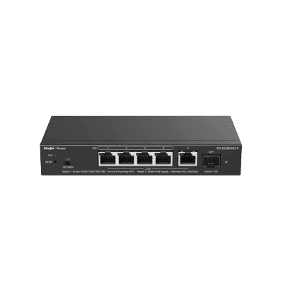Switch Administrable Capa2 PoE+ con 5 puertos Multi-Gigabit 2.5Gb, hasta 70w PoE