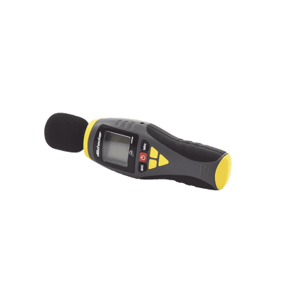 Medidor de Decibeles Profesional / Rango 40-130 dB en 4 Escalas / Precisión ±2 dB / Cumple NFPA 72 y ANSI S1.4 / LCD 4 Dígitos con Max/Min Hold / Micrófono Condensador Electret ½ Pulgada