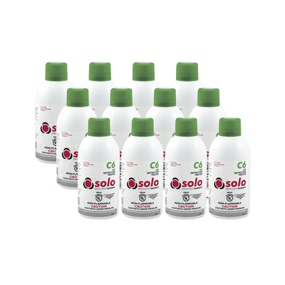 Paquete De 12 Latas De Gas Genuino De Monóxido De Carbono (CO) De Uso Manual o En Dispensadores SOLO-330/SOLO-332