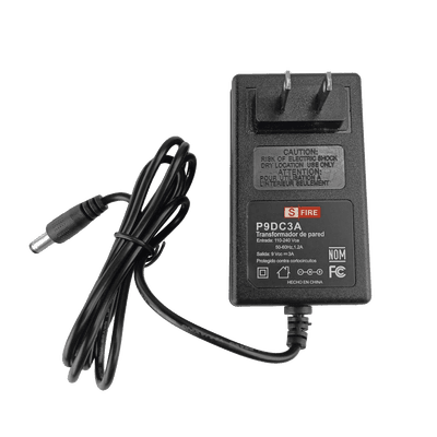 9 Vcc / 3 A / Fuente de poder / Voltaje de Entrada de 100-240 Vca / Para Usos Múltiples / Video Vigilancia, Acceso, Asistencia, Alarmas, Etc.