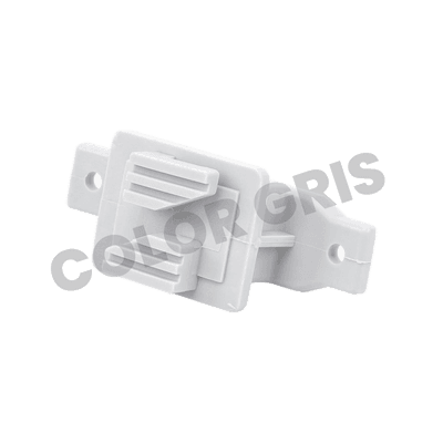 Aislador de Paso GRIS reforzado para cercos eléctricos, resistente al clima extremoso