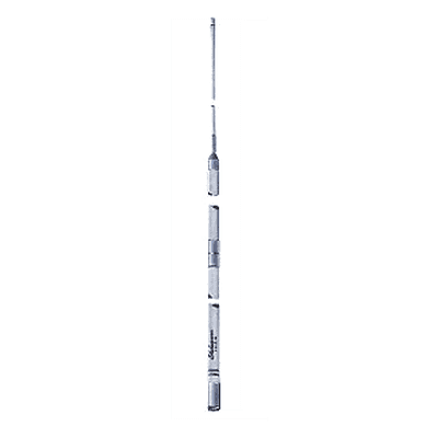 Antena Marina Base HF en Fibra De Vidrio / 2.-30 MHz / Armado en 3 Secciones / Facilidad de Embarque / Potencia de 1 kW