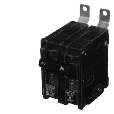 Interruptor automático atornillable tipo BL 2 polos, 30 amp.