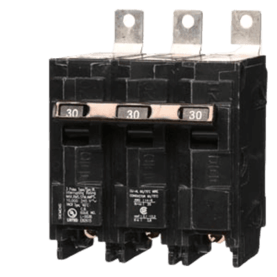 Interruptor automático atornillable tipo BL 3 polos, 30 amp.