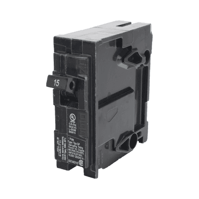 Interruptor automático enchufable tipo QP 1 polo, 15 amp.