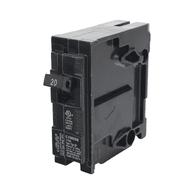 Interruptor automático enchufable tipo QP 1 polos, 20 amp