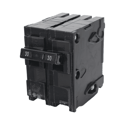 Interruptor automático enchufable tipo QP 2 polos, 30 amp
