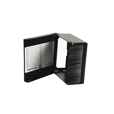 FIBER, ENCLOSURE, LIGHTVERSE, WALL MOUNT, FIXED ACCESS, 1 OPENING, BLACK