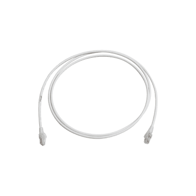 Patch Cord MC6 Modular Cat6 UTP, CM/LS0H, 2.13 Metros (7 Pies), Color Blanco