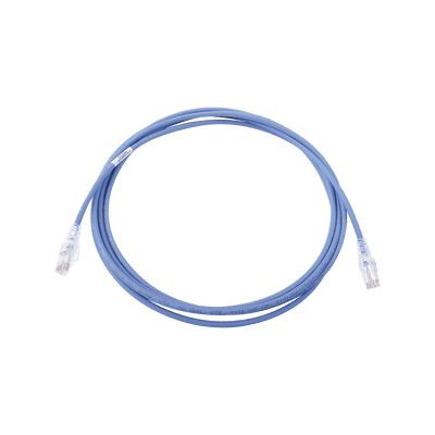 Patch Cord MC6 Modular Cat6 UTP, CM/LS0H, 3.05 Metros (10 Pies), Color Azul, Versión Bulk (Sin Empaque Individual)