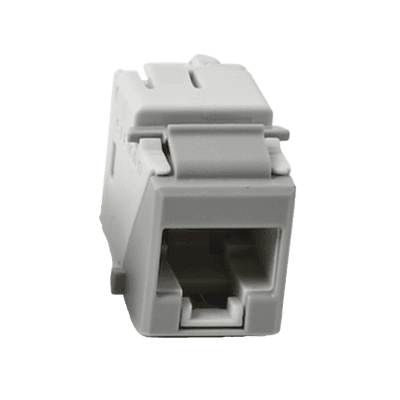 Jack Ultramax Cat6A, UTP, Tipo Keystone, Color Gris, Punch Down