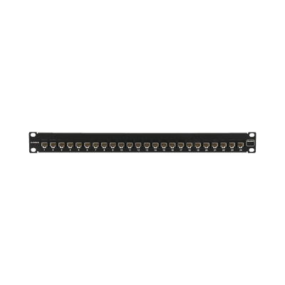 Patch Panel Ultramax. UTP, Precargado con Jacks Cat6A, 24 Puertos, Plano, 1U