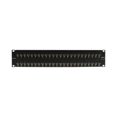 Patch Panel Ultramax. UTP, Precargado con Jacks Cat6, 48 Puertos, Plano, 2U